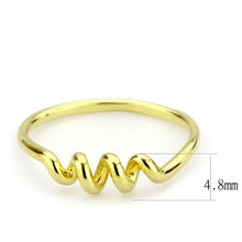Load image into Gallery viewer, TK3626 - IP Gold(Ion Plating) Stainless Steel Ring with No Stone