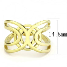 Load image into Gallery viewer, TK3639 - IP Gold(Ion Plating) Stainless Steel Ring with No Stone