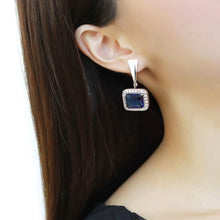 Load image into Gallery viewer, TK3684 - High polished (no plating) Stainless Steel Earrings with Synthetic  in Montana