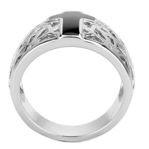 TK3720 - High polished (no plating) Stainless Steel Ring with No Stone