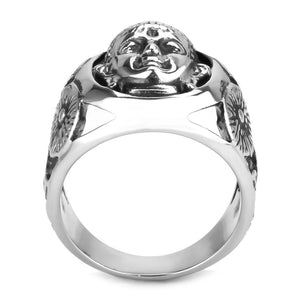 TK3722 - High polished (no plating) Stainless Steel Ring with No Stone