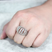 Load image into Gallery viewer, TK3732 High polished Stainless Steel Ring with NoStone in No Stone