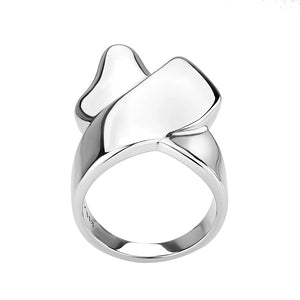 TK3798 - High polished (no plating) Stainless Steel Ring with NoStone in No Stone