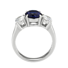 Load image into Gallery viewer, TK3808 - High polished (no plating) Stainless Steel Ring with Synthetic in Montana