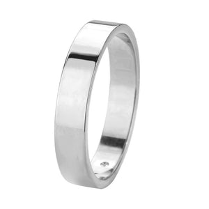 TK3832N- High Polished( No Plated) Stainless Steel Ring with Top Grade Crystal in Clear