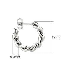 Load image into Gallery viewer, TK3845 - High Polished Minimalist Stainless Steel Earrings