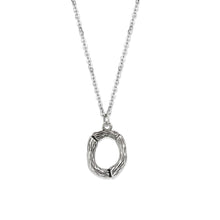 Load image into Gallery viewer, TK3853O High Polished Stainless Steel Chain Initial Pendant - Letter O