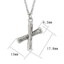 Load image into Gallery viewer, TK3853X High Polished Stainless Steel Chain Initial Pendant - Letter X