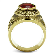 Load image into Gallery viewer, TK414703G - IP Gold(Ion Plating) Stainless Steel Ring with Synthetic Synthetic Glass in Siam