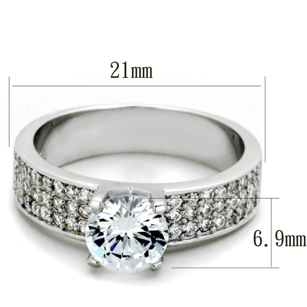 Ring in silver tit. 925m. A185 A244, Silver and Silver-Rubber jewels  wholesale.