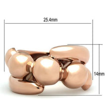 Load image into Gallery viewer, GL158 - IP Rose Gold(Ion Plating) Brass Ring with No Stone