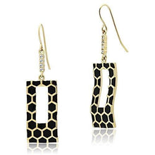Load image into Gallery viewer, GL268 IP Gold(Ion Plating) Brass Earrings with Top Grade Crystal in Clear