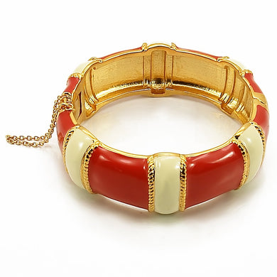 LO1435 - Gold Brass Bangle with No Stone