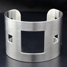Load image into Gallery viewer, LO1954 - High polished (no plating) Stainless Steel Bangle with No Stone