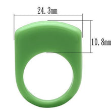 Load image into Gallery viewer, LO2384 -  Resin Ring with Synthetic Synthetic Stone in Multi Color