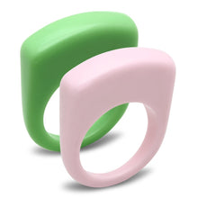 Load image into Gallery viewer, LO2384 -  Resin Ring with Synthetic Synthetic Stone in Multi Color