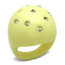 Load image into Gallery viewer, LO2387 -  Resin Ring with Synthetic Synthetic Stone in Multi Color