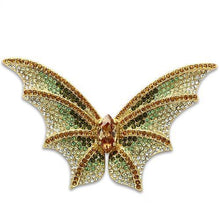 Load image into Gallery viewer, LO2400 - Gold White Metal Brooches with Top Grade Crystal  in Multi Color