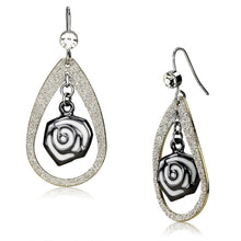 Load image into Gallery viewer, LO2717 - Special Color Iron Earrings with Top Grade Crystal  in Clear