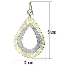 Load image into Gallery viewer, LO2729 - Gold Iron Earrings with Top Grade Crystal  in Clear