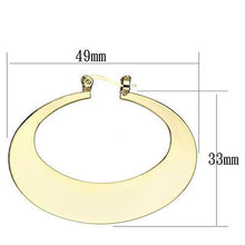 Load image into Gallery viewer, LO2737 Gold Iron Earrings with No Stone in No Stone