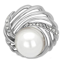 Load image into Gallery viewer, LO2866 - Imitation Rhodium White Metal Brooches with Synthetic Pearl in White