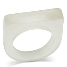 Load image into Gallery viewer, LO2965 -  Resin Ring with Synthetic Synthetic Stone in Clear