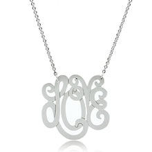 Load image into Gallery viewer, LO3473 - Rhodium Brass Chain Pendant with No Stone
