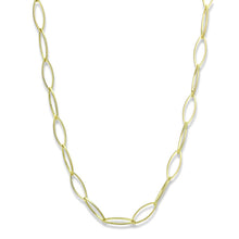 Load image into Gallery viewer, LO3721 - Gold &amp; Brush Brass Necklace with No Stone