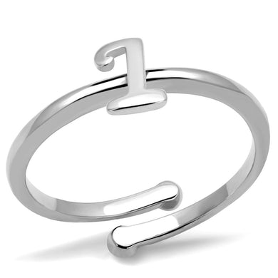 LO4019 - Rhodium Brass Ring with No Stone