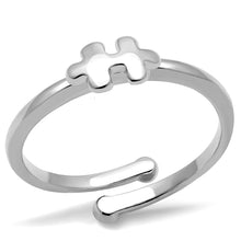Load image into Gallery viewer, LO4027 - Rhodium Brass Ring with No Stone