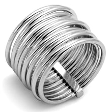 Load image into Gallery viewer, LO4082 - Rhodium Brass Ring with No Stone