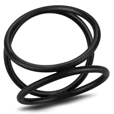 LO4248 - Ruthenium Brass Ring with No Stone