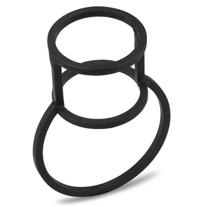 LO4251 - Ruthenium Brass Ring with No Stone