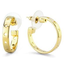 Load image into Gallery viewer, LO4681 - Gold Brass Earrings with No Stone
