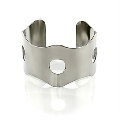LO481  Stainless Steel Bangle with No Stone in No Stone