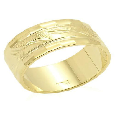 LO983 - Gold Brass Ring with No Stone