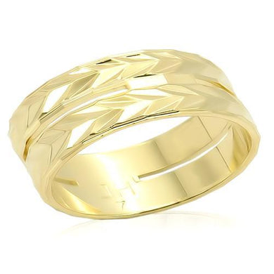 LO985 - Gold Brass Ring with No Stone