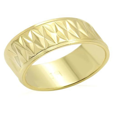 LO987 - Gold Brass Ring with No Stone