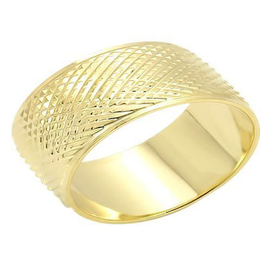 LO989 - Gold Brass Ring with No Stone