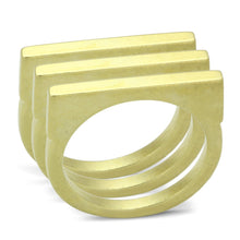 Load image into Gallery viewer, LOA851 - Matte Gold Brass Ring with No Stone