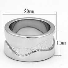 Load image into Gallery viewer, LOA853 - Rhodium Brass Ring with No Stone