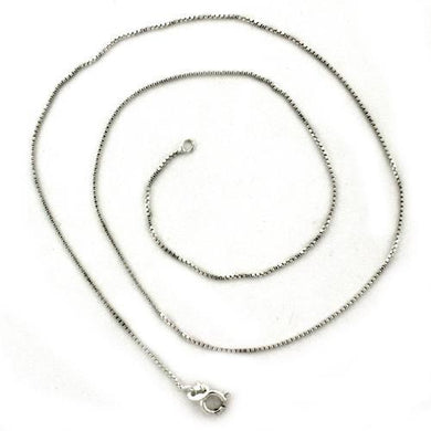 LOAS1092 - High-Polished 925 Sterling Silver Chain with No Stone