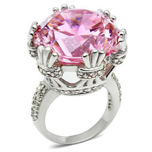 Load image into Gallery viewer, LOS530 - Silver 925 Sterling Silver Ring with AAA Grade CZ  in Rose