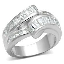 Load image into Gallery viewer, LOS637 - Silver 925 Sterling Silver Ring with AAA Grade CZ  in Clear