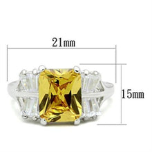 Load image into Gallery viewer, SS012 - Silver 925 Sterling Silver Ring with AAA Grade CZ  in Topaz