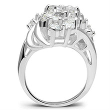 Load image into Gallery viewer, SS016 - Silver 925 Sterling Silver Ring with AAA Grade CZ  in Clear