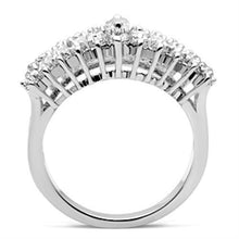 Load image into Gallery viewer, SS021 - Silver 925 Sterling Silver Ring with AAA Grade CZ  in Clear