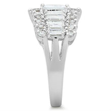 Load image into Gallery viewer, SS021 - Silver 925 Sterling Silver Ring with AAA Grade CZ  in Clear