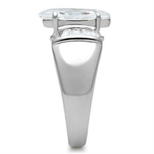 Load image into Gallery viewer, SS028 - Silver 925 Sterling Silver Ring with AAA Grade CZ  in Clear